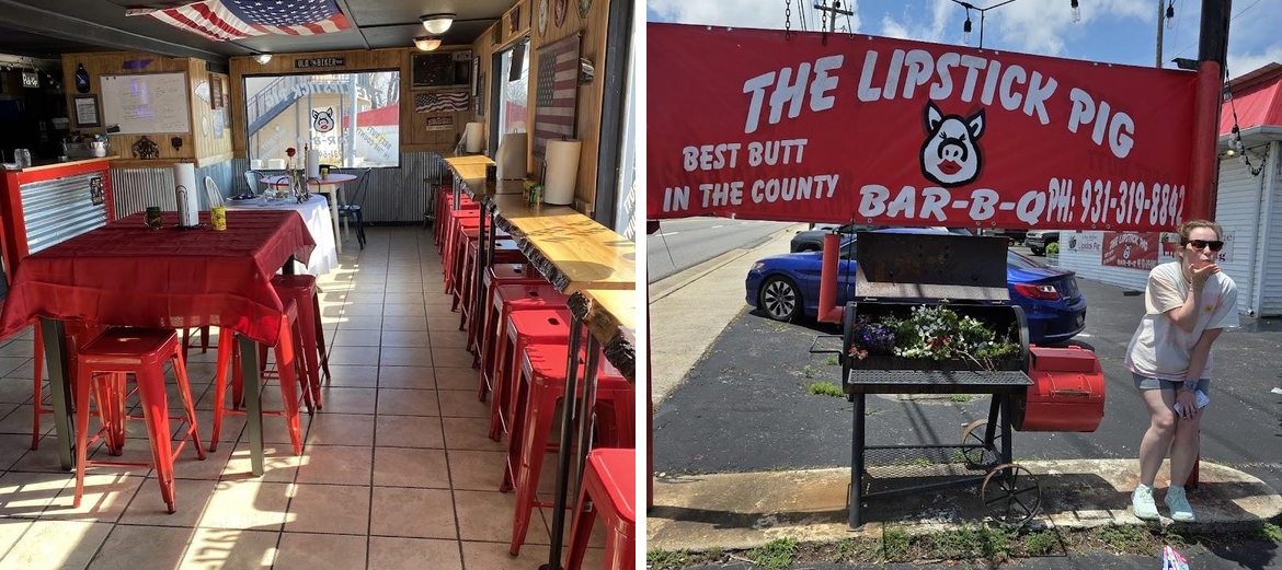 The Lipstick Pig Barbeque Menu